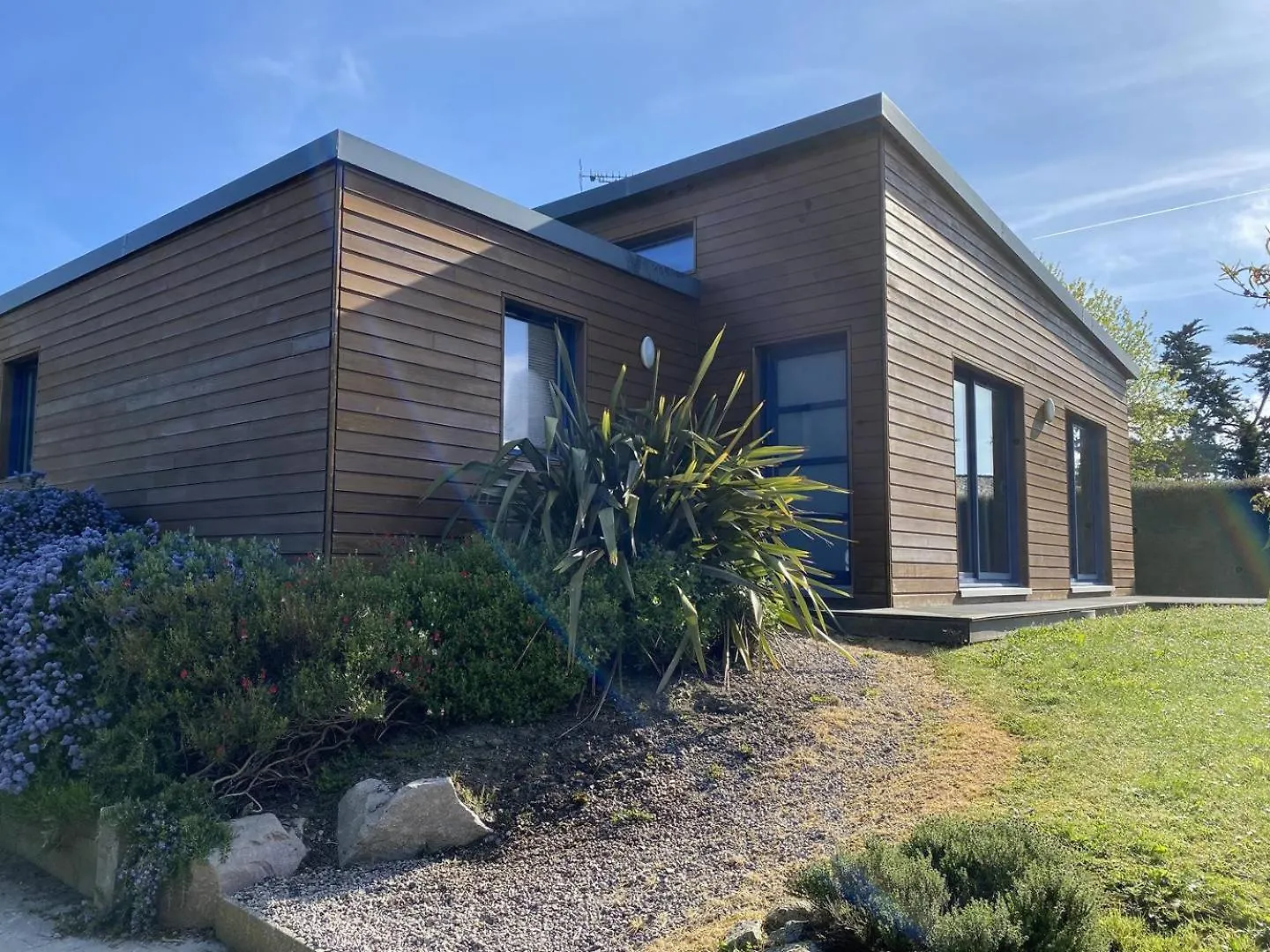 213 - Charmante Maison En Bois A Moins De 2Km De La Plage De Sables-D'Or-Les-Pins Plurien